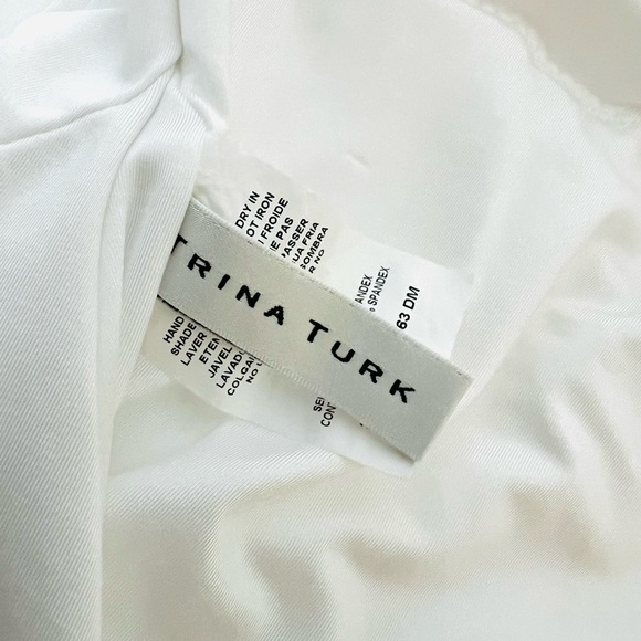 NWOT TRINA TURK Monaco Halter Plunge One Piece Swimsuit Sz 12 (fits 10) $172 - Picture 10 of 15